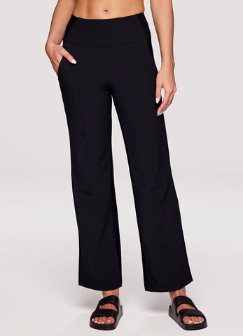 Riley Stretch Woven Knit Hybrid Pant  Hybrid pants, Slim fit pants, Black  pants