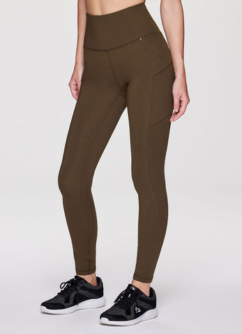 Avalanche Women's Hiking Legging with Zipper Pocket Buttery Soft Workout  Legging, Dusty Olive, XS : : Fashion